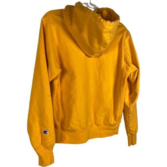 Champion‎ Reverse Weave Yellow Hoodie - Picture 5 of 5